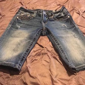 Gently used MISS ME BERMUDA shorts